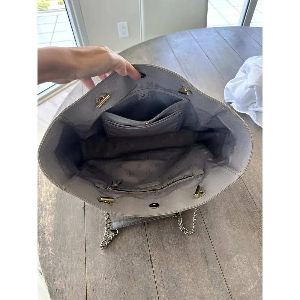 Tory Burch Gray Shoulder Bag - Picture 3 of 12